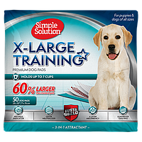 Влагопоглощающие гигиенические пеленки Simple Solution Training Premium Dog Pads, 58 х 60 см, 50 шт