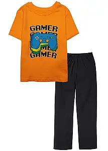 Піжама для хлопчика оранжево-синя Gamer Primark 98, 104см