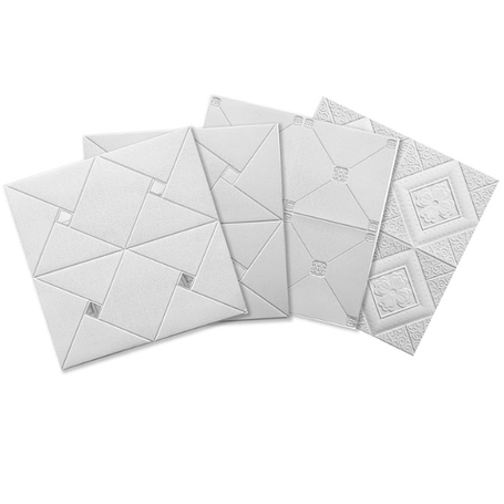 Самоклеючі 3Д панелі для стелі та стін Декор