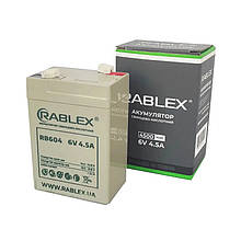 Акумулятор Rablex RB604, 6V 4.5Ah