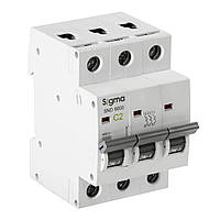 Автоматичний вимикач SIGMA 4,5кА, 3Р, 40А "С" (4SM340C)