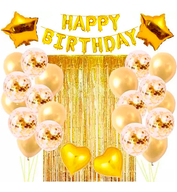 Композиція куль "HB Gold", (26 предметів)