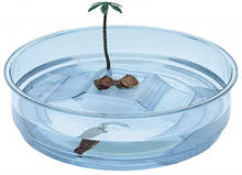 Ferplast - Пластиковий басейн для черепах OASI Ø 34,5 x 9,5 cm