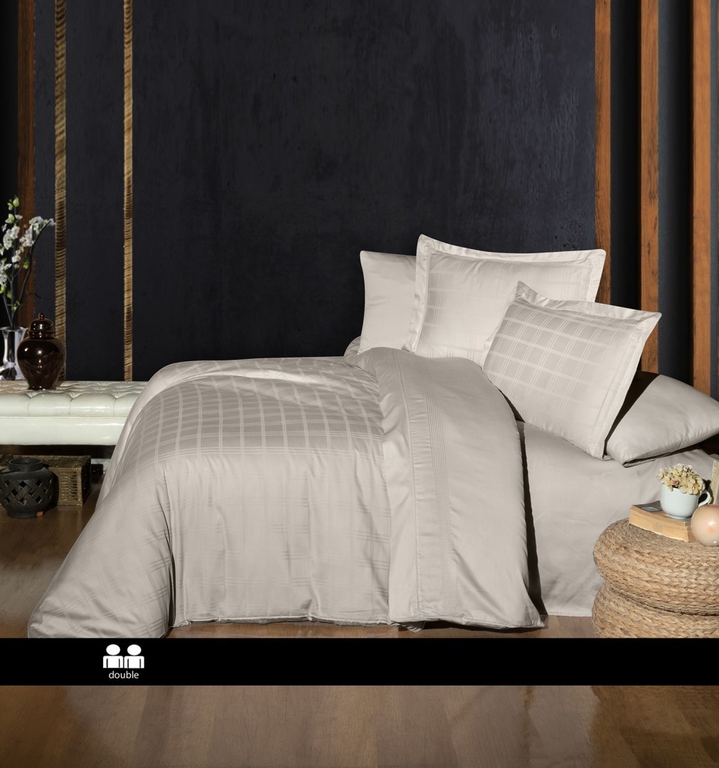 Турецьке Постільне Бельє First Choice Deluxe Satin Stripe Royce Lilac