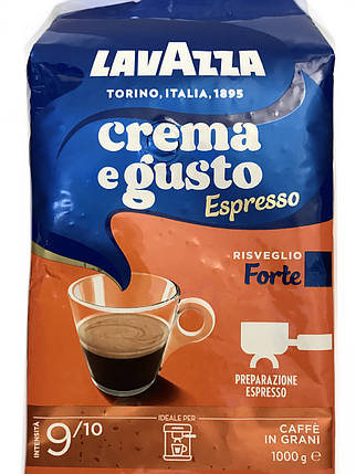 Кава зернова Lavazza Espresso Crema Gusto Forte, 1 кг, фото 2