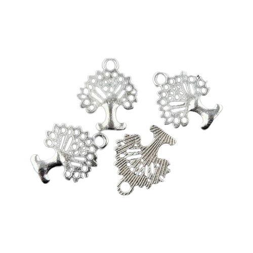 Підвіски Finding Кулон дерево Античне срібло 17 мм x 14 мм