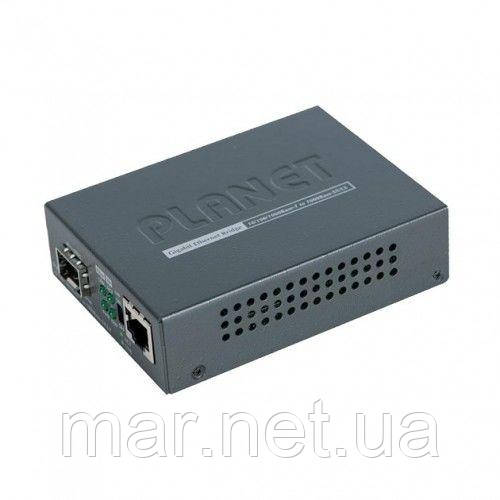 Медіаконвертер Smart 1x10/100/1000 Base-Tx 1xSFP Planet GT-805A, фото 1