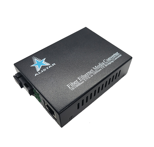Медіаконвертер 10/100BASE-T 100BASE-FX 1SM WDM SC 20KM TX1310/RX1550nm Alistar