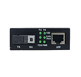 Медіаконвертер 10/100BASE-T 100BASE-FX 1SM WDM SC 20KM TX1310/RX1550nm Alistar, фото 5