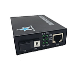 Медіаконвертер 10/100BASE-T 100BASE-FX 1SM WDM SC 20KM TX1310/RX1550nm Alistar, фото 6