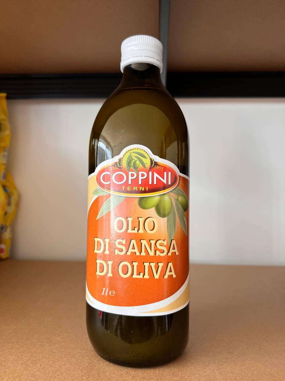 Оливкова олія Coppini "Olio Di Sansa Di Oliva" 1 л. Італія