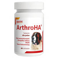 Вітаміни Артро XA ArthroHA з глюкозаміном хондроїтином для суглобів собак, 60 таблеток