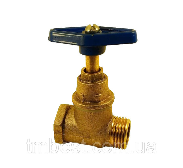 VA Вентиль 1/2" ВН ДУ 15  латунний