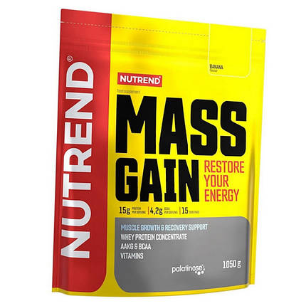 Гейнер Nutrend Mass Gain 1,05 кг банан, фото 3