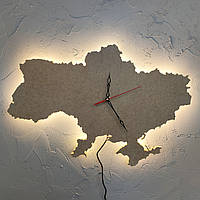 Артборд Карта Украины 50х33 см з подсветкой. Заготовка для заливки эпоксидной смолою Украина .