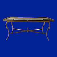 Бронзовий стіл з мармуром арт. 0923