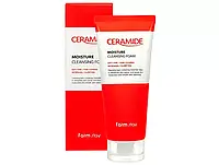 Увлажняющая пенка для лица с керамидами FarmStay Ceramide Moisture Cleansing Foam, 180мл