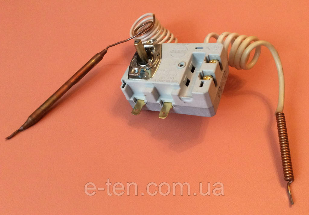 Термостат двокапілярний TBSB 16 А / 250 V / Тmax = 70 °C (терморегулятор) / Тmax=105 °C (термозахист) Італія