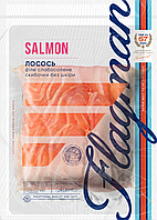 Лосось (сьомга) філе скибочки слабосоленный 100 грам