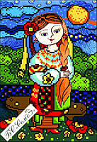 Дева Канва с нанесенным рисунком для вышивания бисером Солес УГ-06-СХ