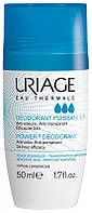 Uriage Hygiène Power3 Deodorant дезодорант кульковий проти білих і жовтих плям 50мл (3661434004575)