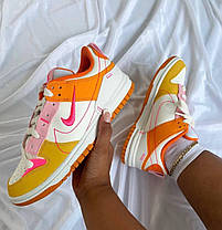 Жіночі Кросівки Nike SB Dunk Low Disrupt 2 Sunrise / Найк СБ Данк Дисрапт 2 Санрайс Низькі Білі з Помаранчевим, фото 4