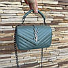 Маленька жіноча сумочка клатч YSL люкс якість, мінісумка на плече, фото 6
