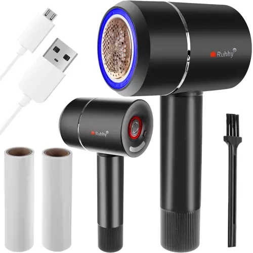 Бритва для одягу , Машинка для видалення ковтунців 3в1 USB + 2 шт ролики Ruhhy Польща, фото 1