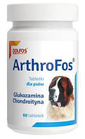 Артрофос Arthrofos Dolfos витаминная добавка для суставов собак с глюкозамином и хондроитином, 60 таблеток