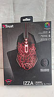 Игровая мышь+коврик TRUST GXT 783 IZZA MOUSE PAD