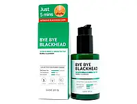 Кислородная маска-пенка для лица от чёрных точек Some By Mi Bye Bye Blackhead 30 Days Miracle Green Tea Tox Bu