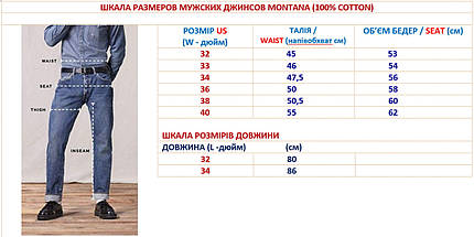 Джинси Montana Ceyna 100% cotton (літні) світло-блакитний, фото 3