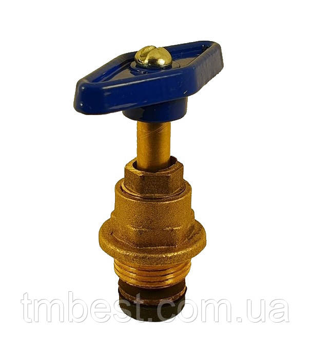 VA Кран - букса для вентиля 1/2" латунна з маховиком