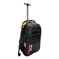 Рюкзак Sky Bow на 2-х колесах с выдвижной ручкой 50 л Чёрно-красного цвета