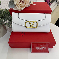 Жіночий шкіряний гаманець Valentino, шкіряний жіночий гаманець Валентино