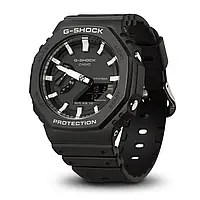 Полімерний чоловічий годинники Casio G-Shock GA-2100-1AER з полімерним ремінцем