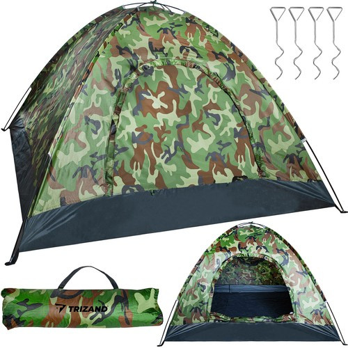 Туристична палатка на 2-4 особи камуфляжна Malatec Trizand Moro Польща, фото 1