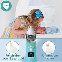 Детский назальный аспиратор Electric Nasal Aspirator X10 (портативный музыкальный аспиратор)