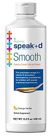 Speak+D Smooth – Orange Vanilla – 15.2 fl.oz. Омега-3 з вітамінами, 450мл, строк до 10/2026