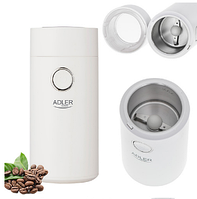 Кофемолка Adler AD-4446WS 150 Вт | кофемолка электрическая домашняя | измельчитель кофейных зерен
