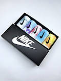 Набір у коробці 5 пар високі чоловічі шкарпетки Nike/найк — Tie-Dye кольорові Подарунковий тай дай, фото 4