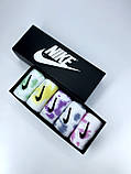 Набір у коробці 5 пар високі жіночі шкарпетки Nike/найк — Tie-Dye кольорові Подарунковий тай дай, фото 2