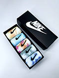 Набір у коробці 5 пар високі жіночі шкарпетки Nike/найк — Tie-Dye кольорові Подарунковий тай дай, фото 2