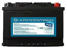 Автомобільний акумулятор KRAISSMANN 70 AB 720 AGM