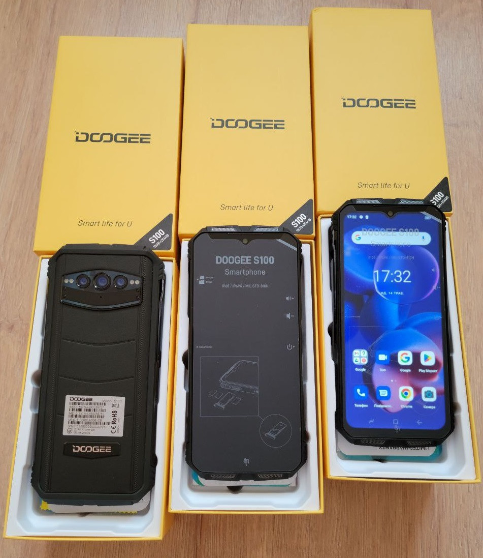 Doogee S100 Black 12/256GB 10800mAh IP68/IP69K NFC GLOBAL