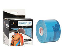 Кинезио тейпы Kinesiology tape 5 см х 5 м Эластичный пластырь Тейп для тела спины и шеи в рулоне