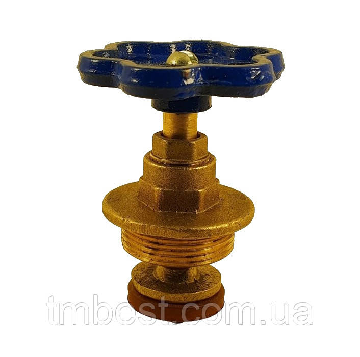 VA Кран - букса для вентиля 1-1/4" латунна з маховиком