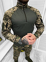 Мужская боевая рубашка пиксель ЗСУ Рип-стоп Военный убакс пиксель Рип-стоп одежда для военных
