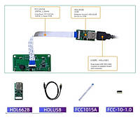 Адаптер USB to UART, HDL662B, комплект для дисплея DWIN