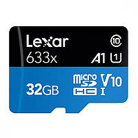 Карта пам`яті, накопичувач Micro SDHC Card LEXAR 633x (Class 10 UHS-I U1) 32GB